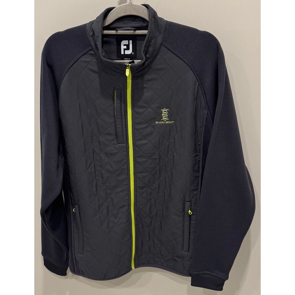 Beverly Country Club (IL) - FootJoy Full Zip Golf Jacket- Men's Large - Gray